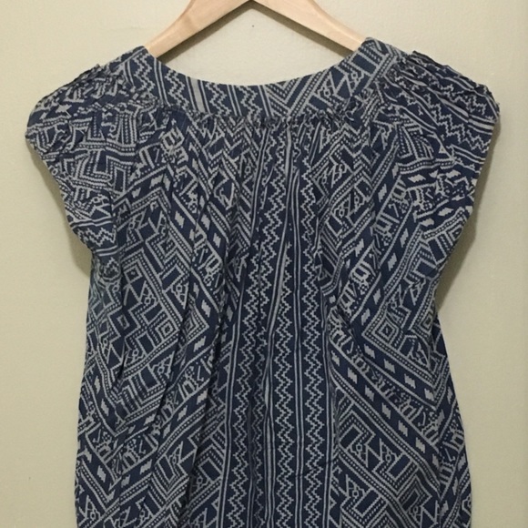 Native Print Shift Dress - Picture 3 of 3
